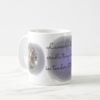 Caneca De Café Custom French Bulldog Mug in Lavender Watercolor