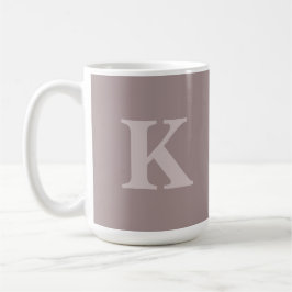 Caneca De Café Custom Initial Cozy Coffee Tea Mug