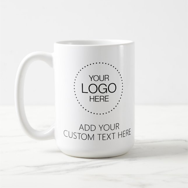 Caneca De Café Custom Logotipo Store & Business (Esquerda)