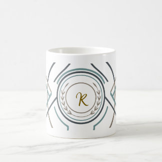 Caneca De Café Custom Name or Initial Mug – Premium Gift