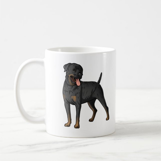 Caneca De Café Custom Pet Dog Photo Mug (Esquerda)
