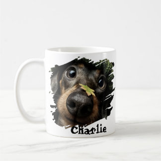 Caneca De Café Custom Pet Name Photo Pet Lover Gift Typography