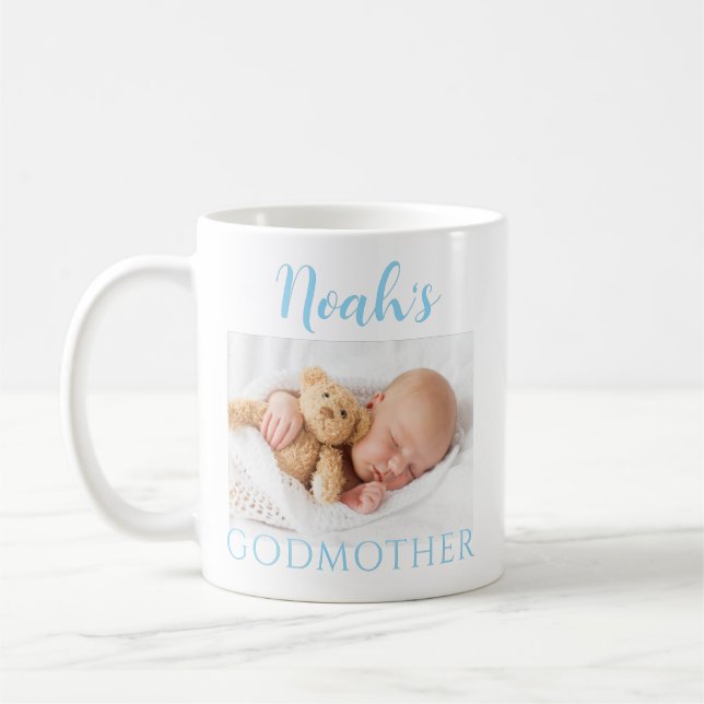 Caneca De Café Custom Photo Baby Godmother Mug (Esquerda)
