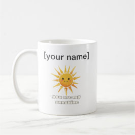 Caneca De Café Custom Sunshine Mug – You Are My Sun