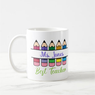 Caneca De Café Customizable Best Teacher Appreciation