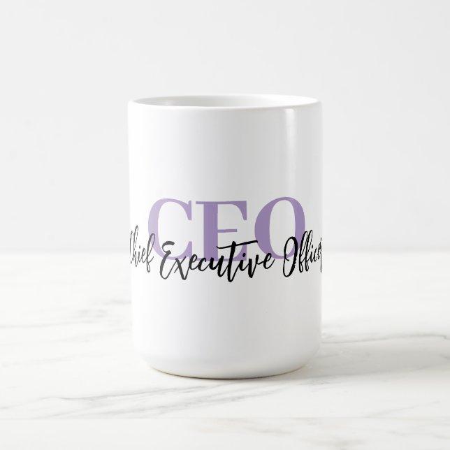 Caneca De Café Customizable “CEO” Coffee Mug — Personalized Gift  (Centro)