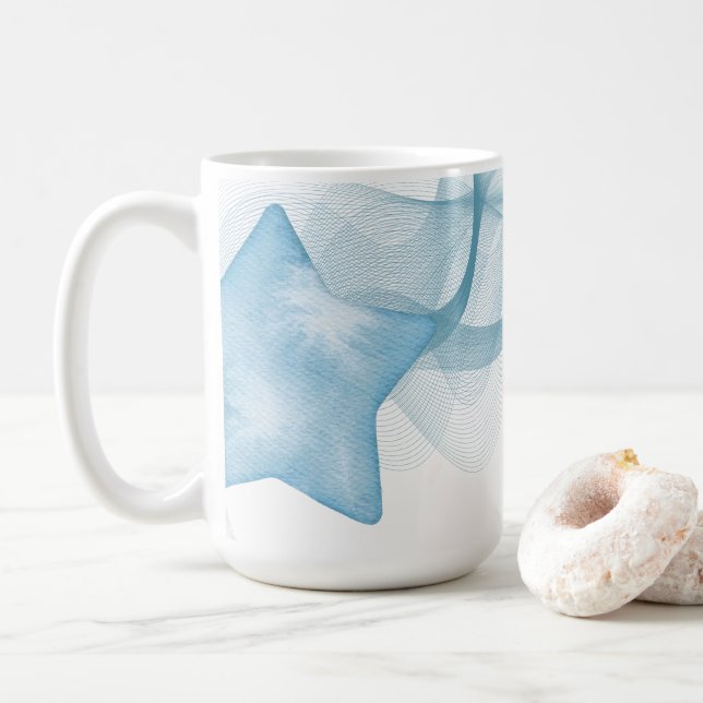 Caneca De Café Customizable Ceramic Mug with Unique Design (Com Donut)