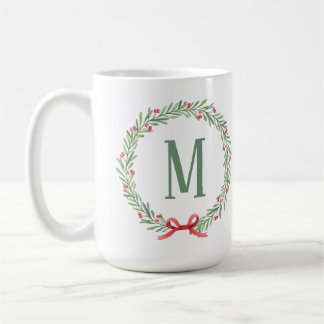 Caneca De Café Customizable Holiday Letter Coffee Mug