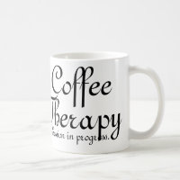 Caneca de café customizável da terapia do café