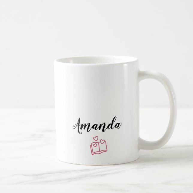 Caneca De Café Customize personalized name teacher mug (Direita)