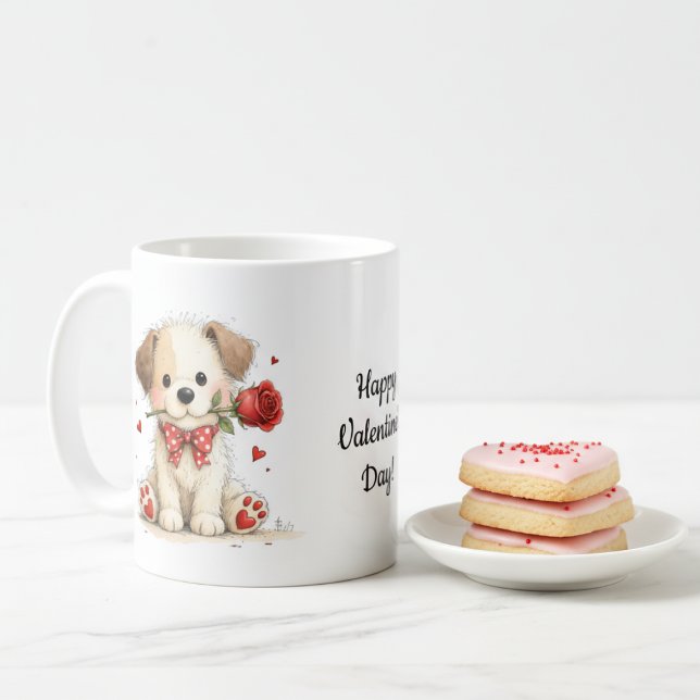 Caneca De Café Customized Happy Valentine's Day Mug (Criador carregado)
