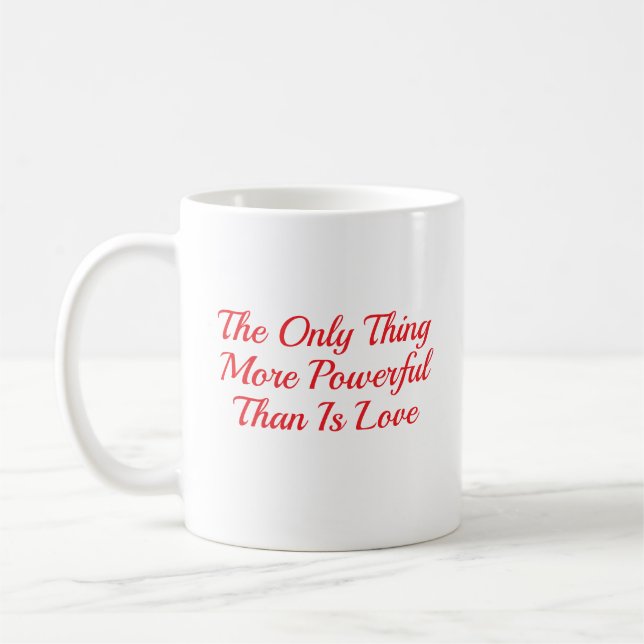 Caneca De Café Customized Your Own Quotes Stylish Modern Minimal  (Esquerda)