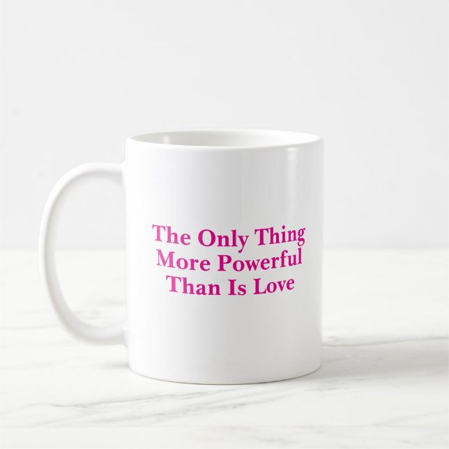 Caneca De Café Customized Your Own Quotes Stylish Modern Minimal  (Esquerda)