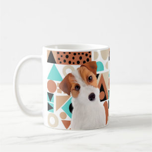 Caneca De Café Cut Jack Russell Terrier Face
