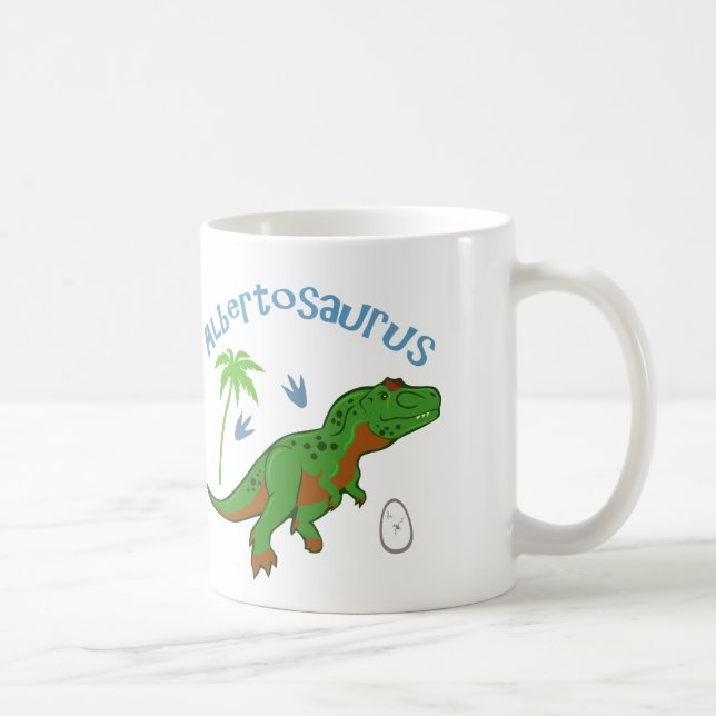 Caneca De Café Cute Albertosaurus (Direita)