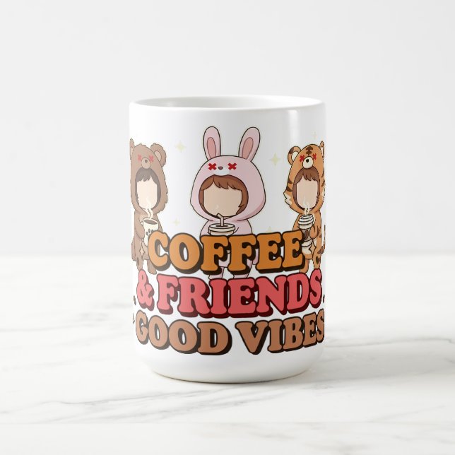 Caneca De Café Cute Animal Friends Coffee Lovers (Centro)