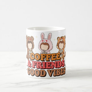 Caneca De Café Cute Animal Friends Coffee Lovers