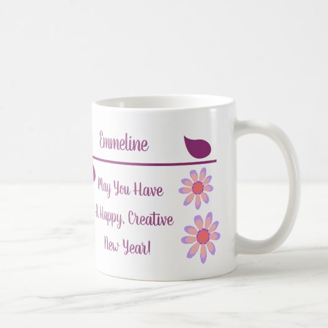 Caneca De Café Cute Artsy Mug para Pequenos Artistas Pintores (Direita)