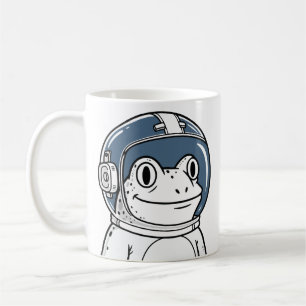 Caneca De Café Cute Astronaut Frog Space Adventure