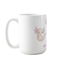 Cute Axolote Aquarela Perguntas Personalizado Cria