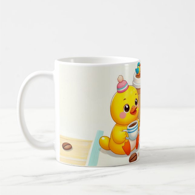 Caneca De Café cute baby birds coffee (Esquerda)