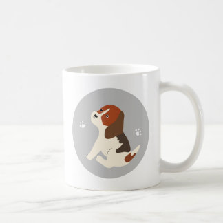 Caneca De Café Cute beagle mug かわいいビーグルのイラストのマグカップ コーヒーマグカップ