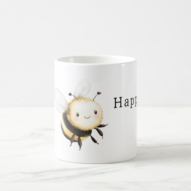 Caneca De Café Cute Bee Happy   (Centro)