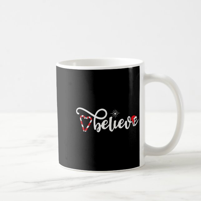 Caneca De Café Cute Believe Christmas  (Direita)