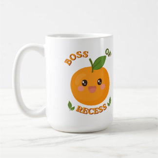Caneca De Café Cute Boss of Recess orange Coffee Mug