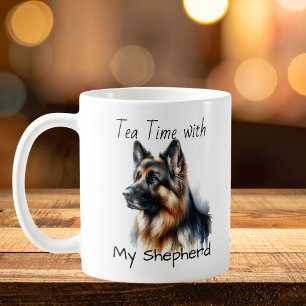 Caneca De Café Cute Browns & Blacs My Shepherd Coffee Mug