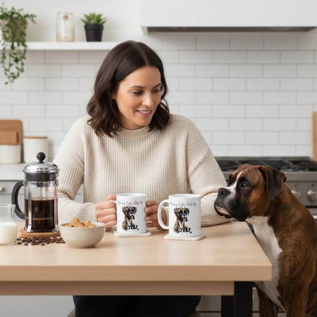Caneca De Café Cute Browns Boxer Mug PERSONALIZAR (Criador carregado)