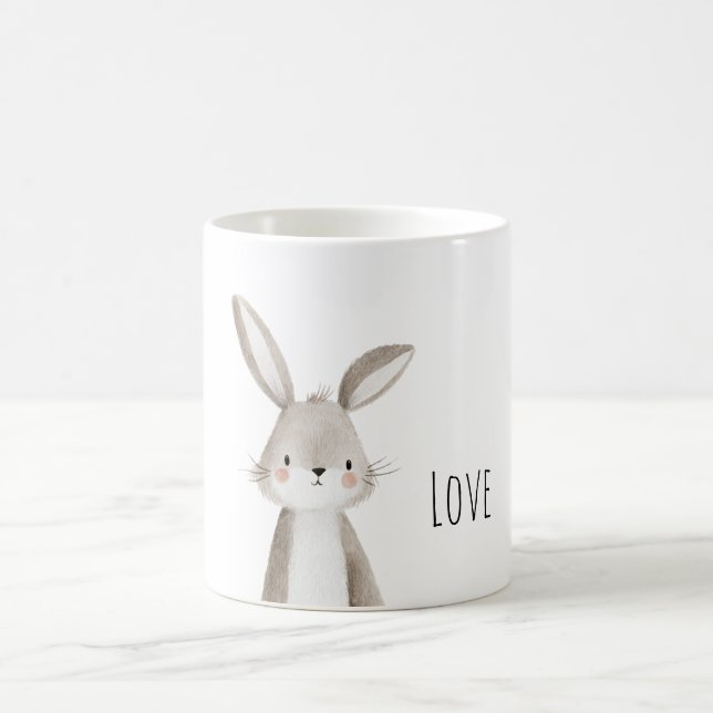 Caneca De Café Cute Bunny Love (Centro)