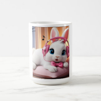 Caneca De Café Cute Bunny Mug – Adorable Cartoon Rabbit Coffee Cu