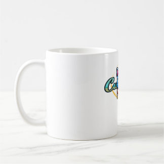 Caneca De Café Cute Cat Illustration – Adorable “Cut Cat” Design