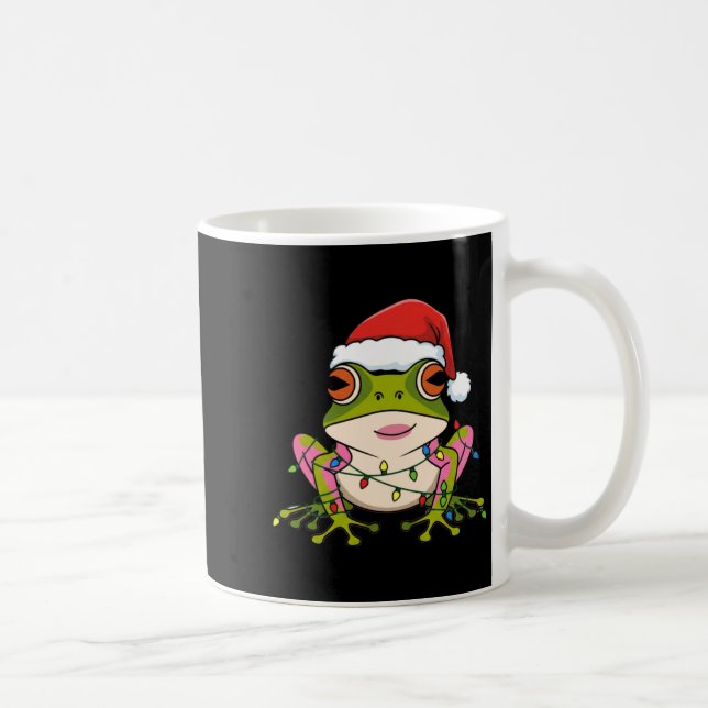 Caneca De Café Cute Christmas Coqui Frog _ Holiday Puerto Rican L (Direita)