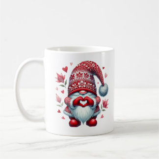 Caneca De Café Cute Christmas Gnome Festive Holiday Aesthetic Art