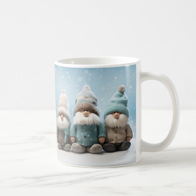 Caneca De Café Cute Christmas Gnome Mug (Direita)