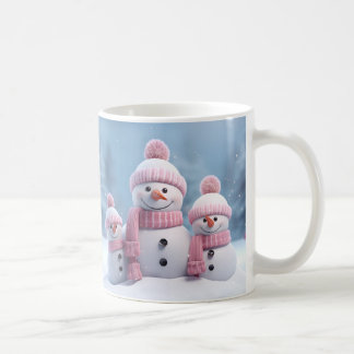 Caneca De Café Cute Christmas Snowman Mug | Cozy Winter Mug 