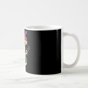 Caneca De Café Cute cogumelo de halloween bruxa chapéu caldeirão