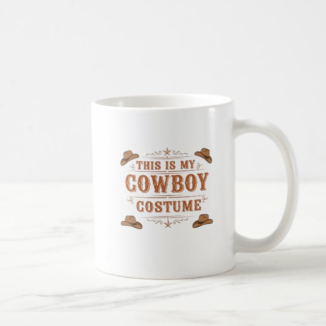 Caneca De Café Cute Cowboy Western Cowboy Outfit Men  (Direita)