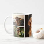 Caneca De Café Cute Custom Dog 4 Photos Collage Personalized<br><div class="desc">Celebrate your furry best friend with this Cute Custom Dog 4-Photo Collage Personalized Coffee Mug — the perfect gift for any dog lover. Featuring space for four cherished photos, this mug is a heartwarming way to start your day. Whether you're honoring a beloved pup or creating a keepsake for a...</div>