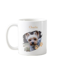 Cute dog pet with customized name
