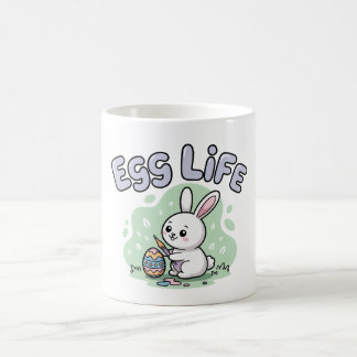 Caneca De Café Cute Easter Egg Life Bunny Artwork