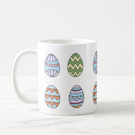 Caneca De Café Cute Easter Eggs Mug style 2