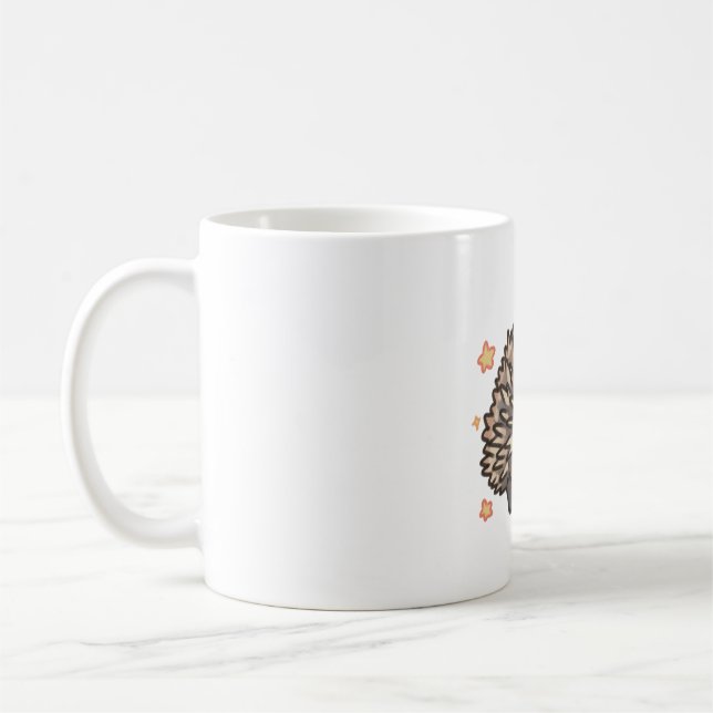Caneca De Café Cute Echidna (Esquerda)