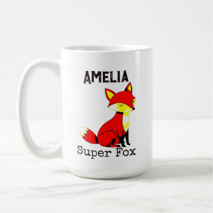 Caneca De Café Cute Fox Personalizado