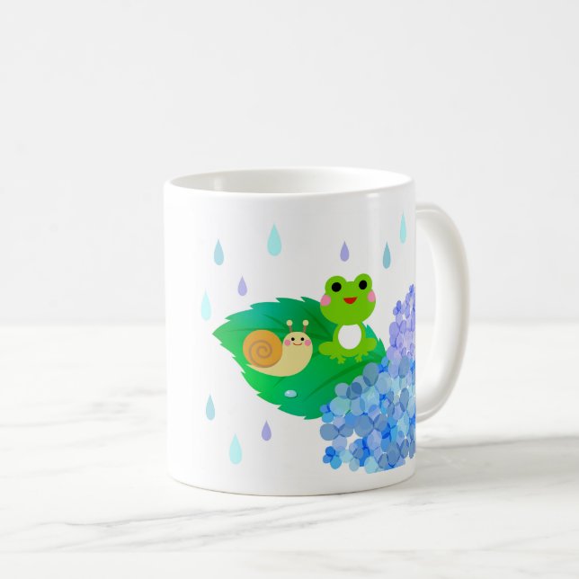 Caneca De Café Cute Frog (Frente Esquerda)
