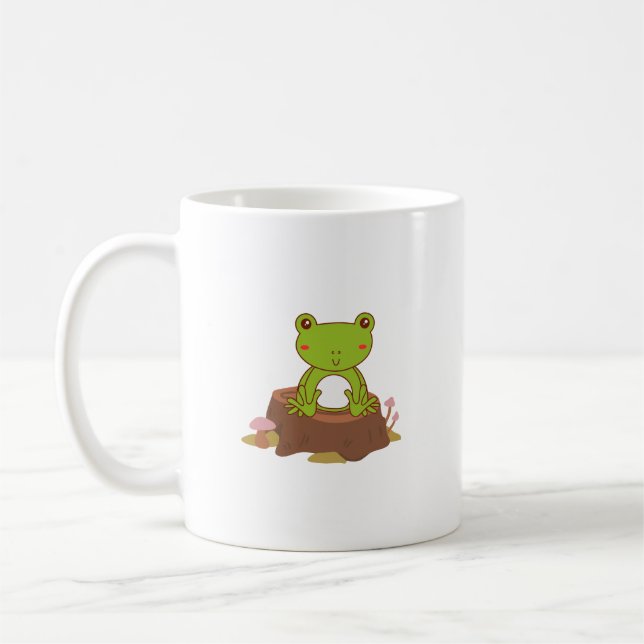 Caneca De Café Cute Frog Coffee Cup (Esquerda)