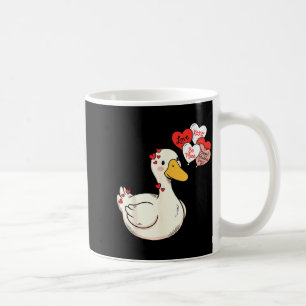 Caneca De Café Cute Funny Valentine Silly Gooses Pato Amor Matchi
