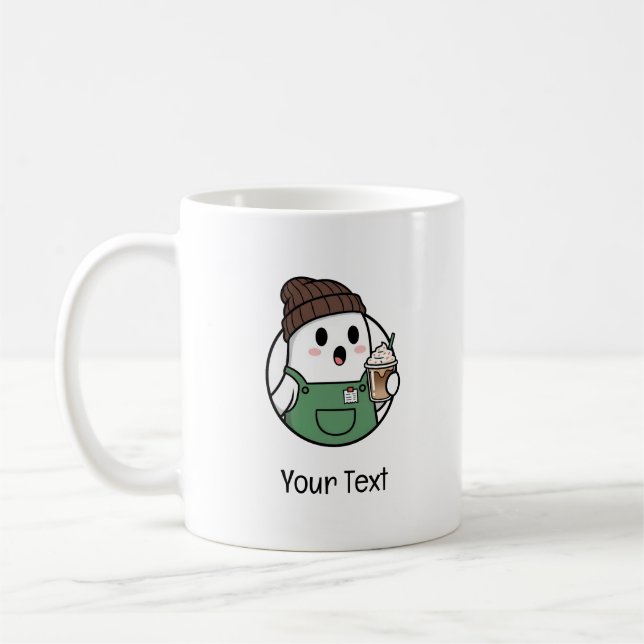 Caneca De Café Cute Ghost Coffee Mug (Esquerda)